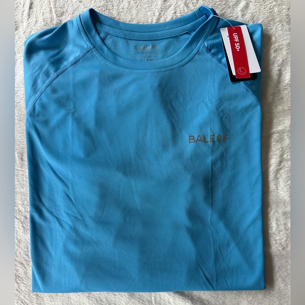 Baleaf long sleeve sun protection blue shirt NWT